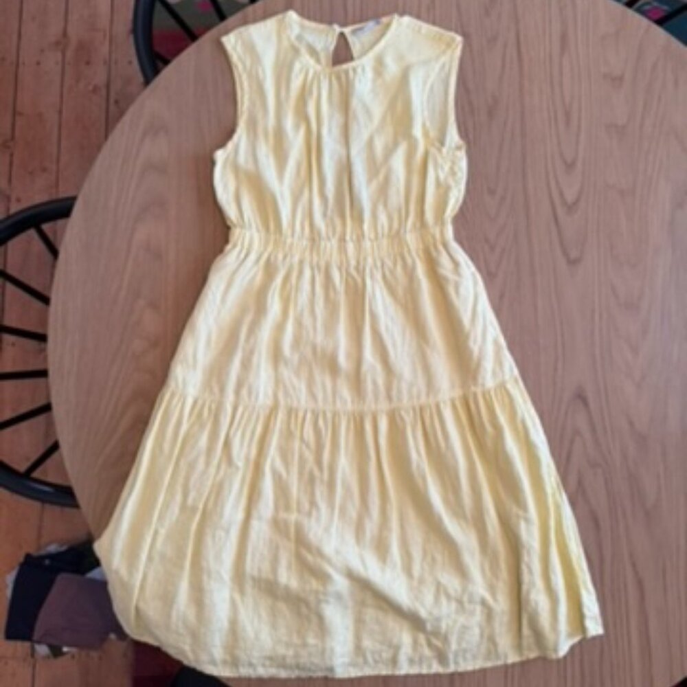 Everlane Linen Open-Back Dress